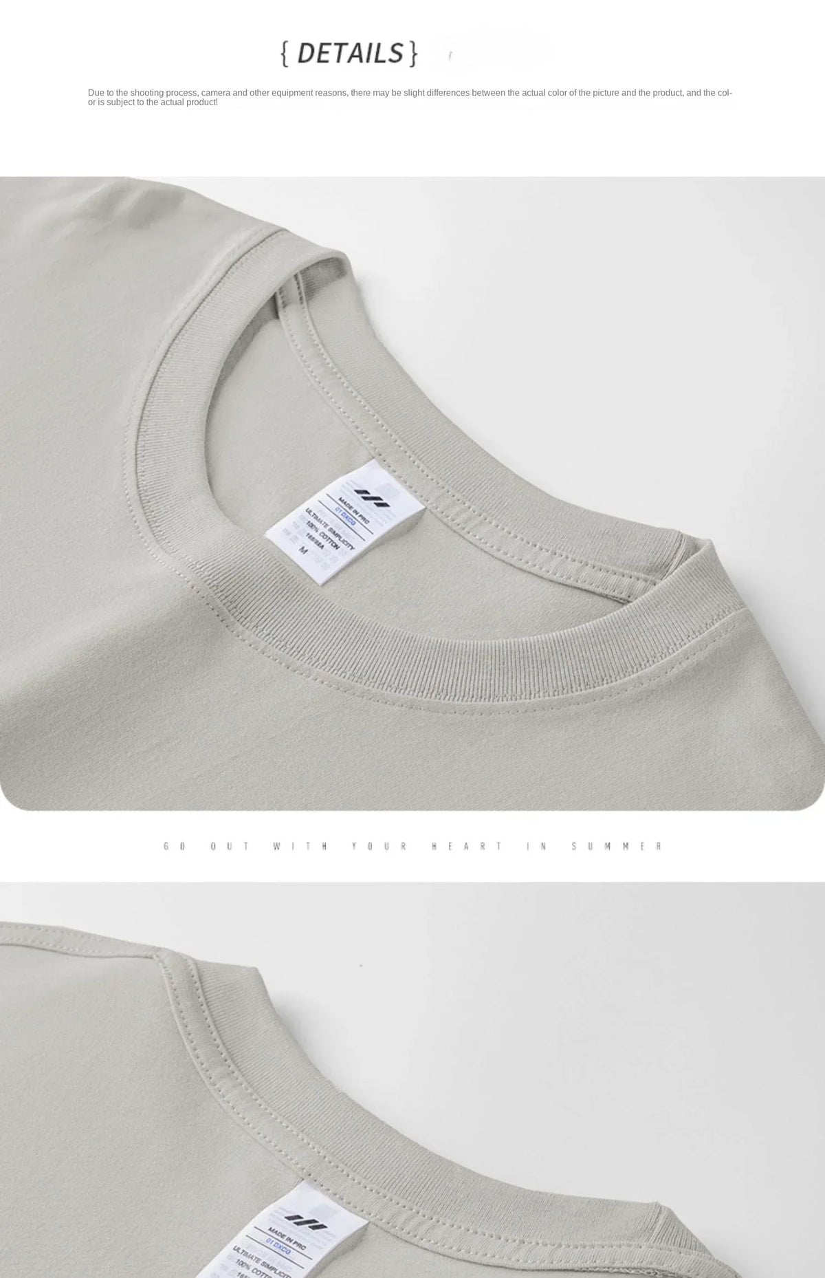 Luis - Camiseta de Algodón 100% Manga Corta Casual Hombre