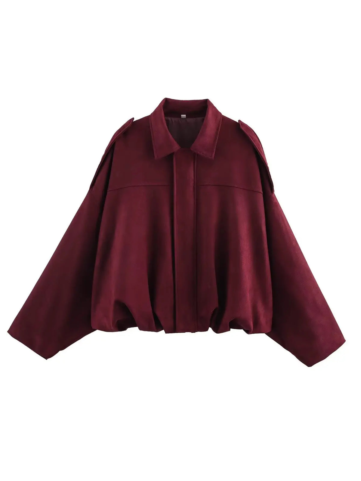 Africa - Chaqueta Suede Retro con Cremallera Estilo Street Fashion Mujer