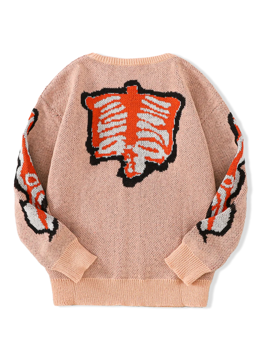 Steven - Suéter con Patrón Mariposa Jacquard Cuello Redondo Casual Hombre
