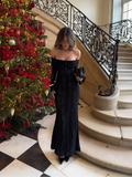 Lucía - Vestido de Fiesta Elegante con Encaje de Manga Larga