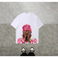 Hugo - Camiseta Hip-Hop Estampada Corte Holgado Streetwear Hombre